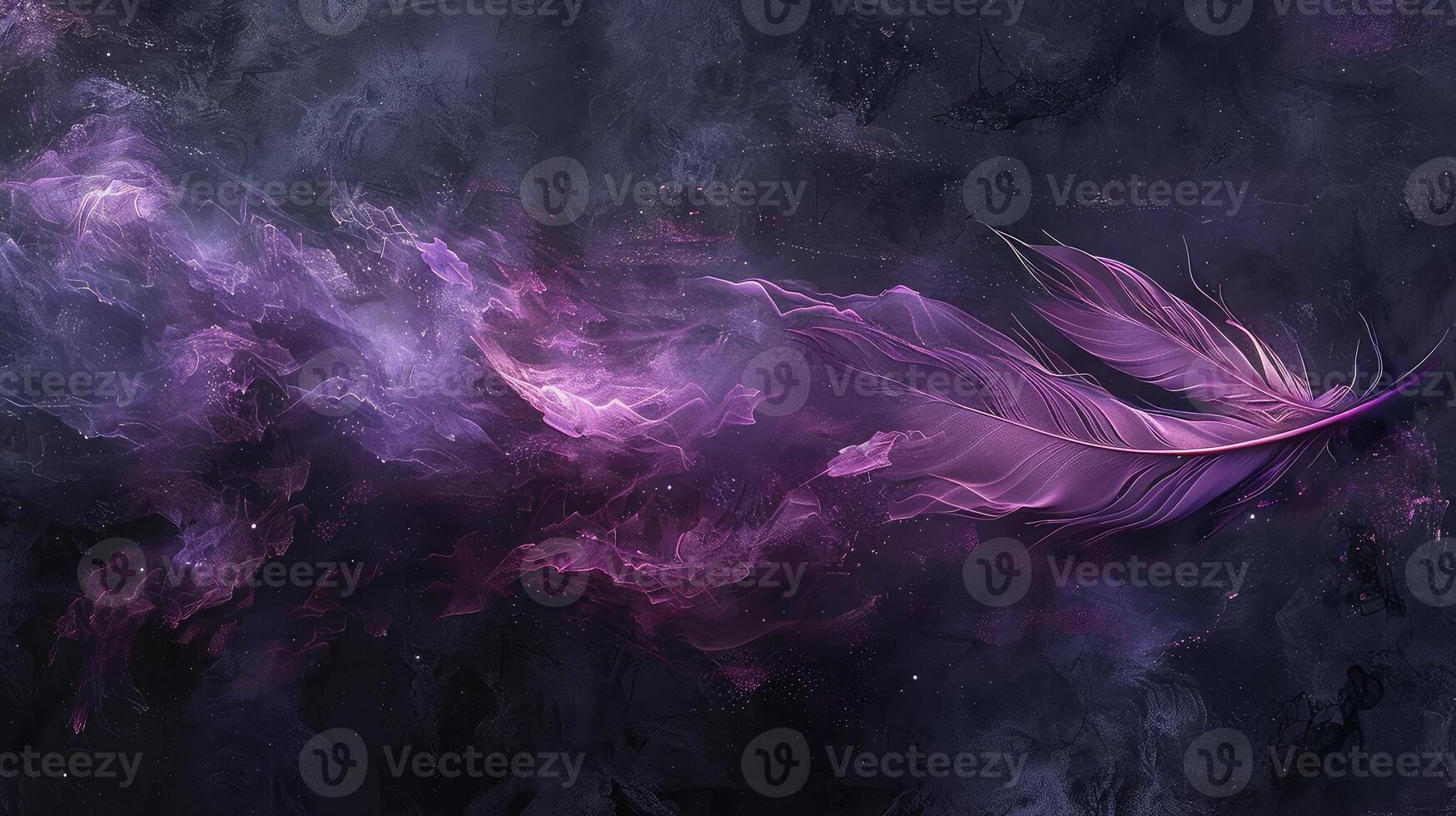 Black alpha, amethyst smoke with mystery. photo