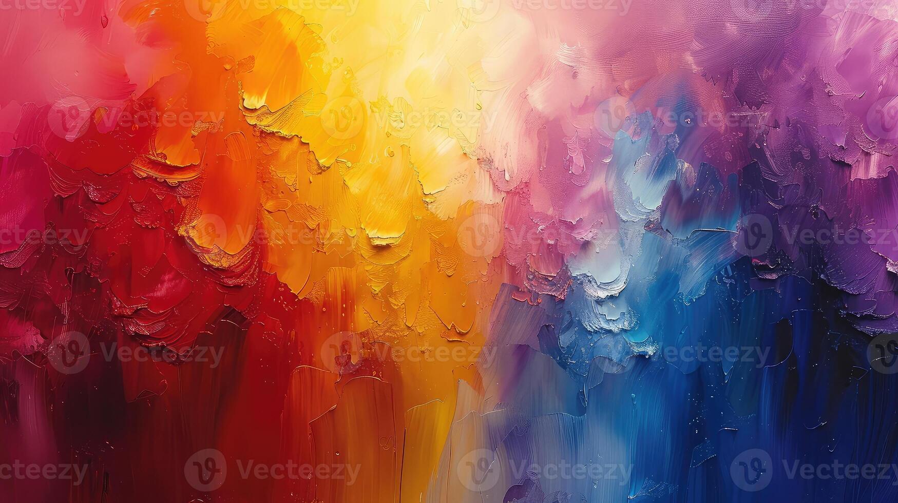Dynamic and Vibrant Abstract Waves Painted in a Watercolor Symphony photo