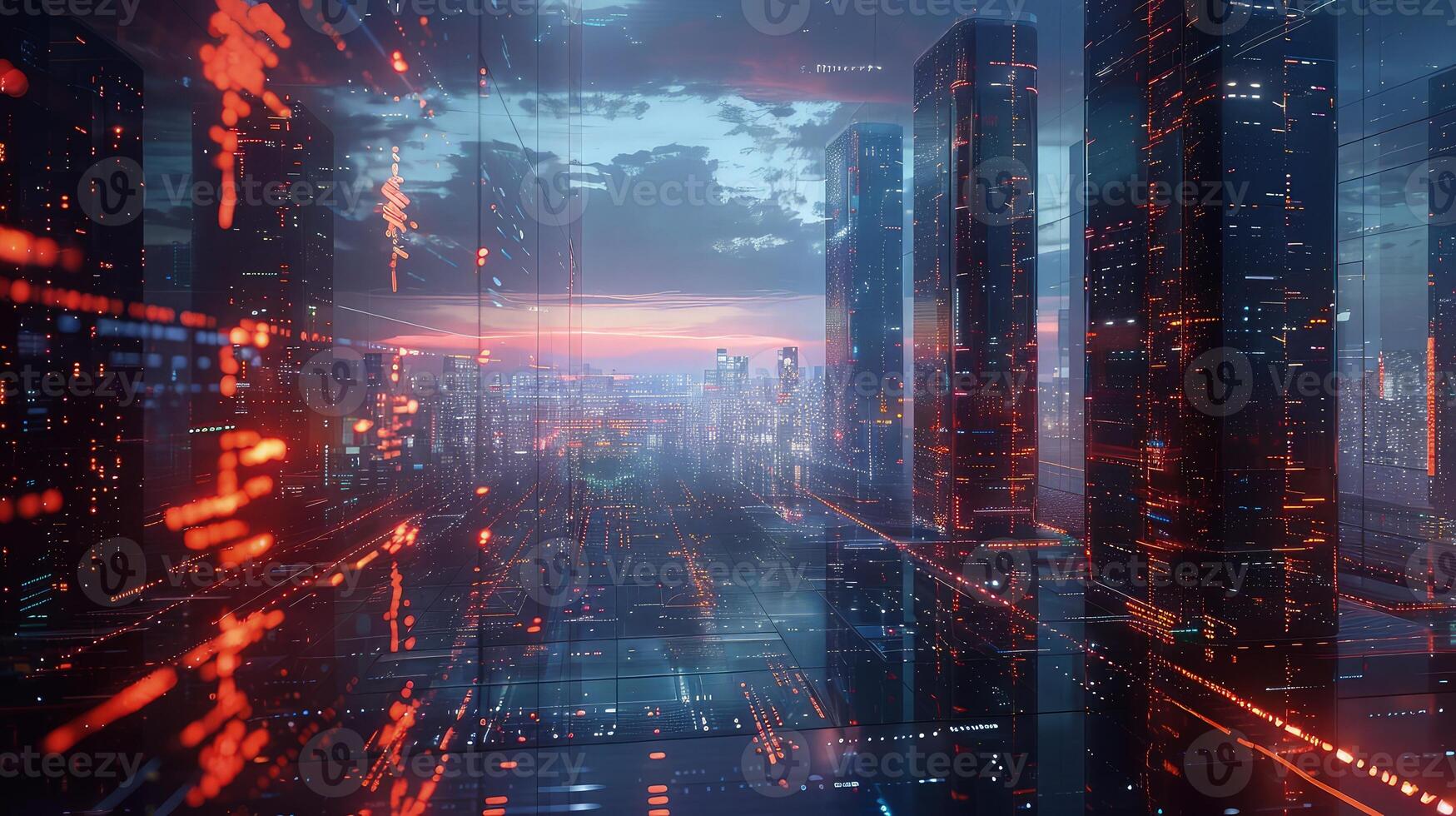 Towering monoliths of technology defining the future of cloud computing hubs photo