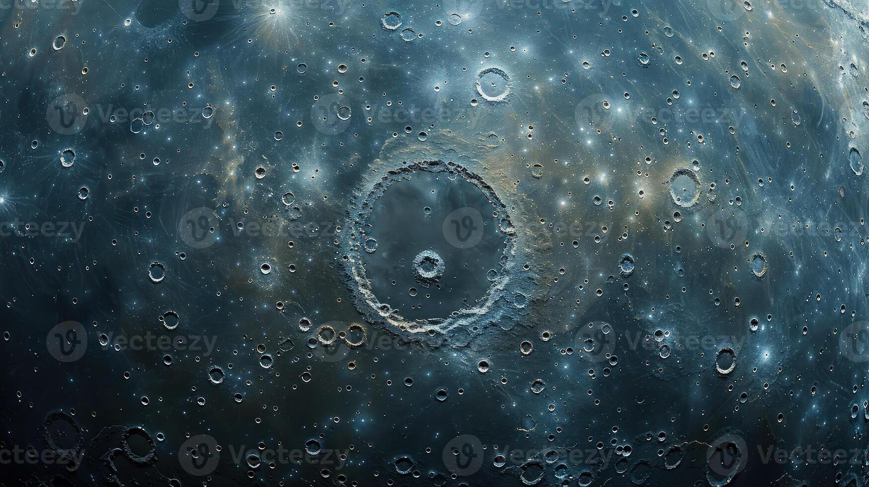 A mesmerizing aerial view highlighting the Moon's barren features photo