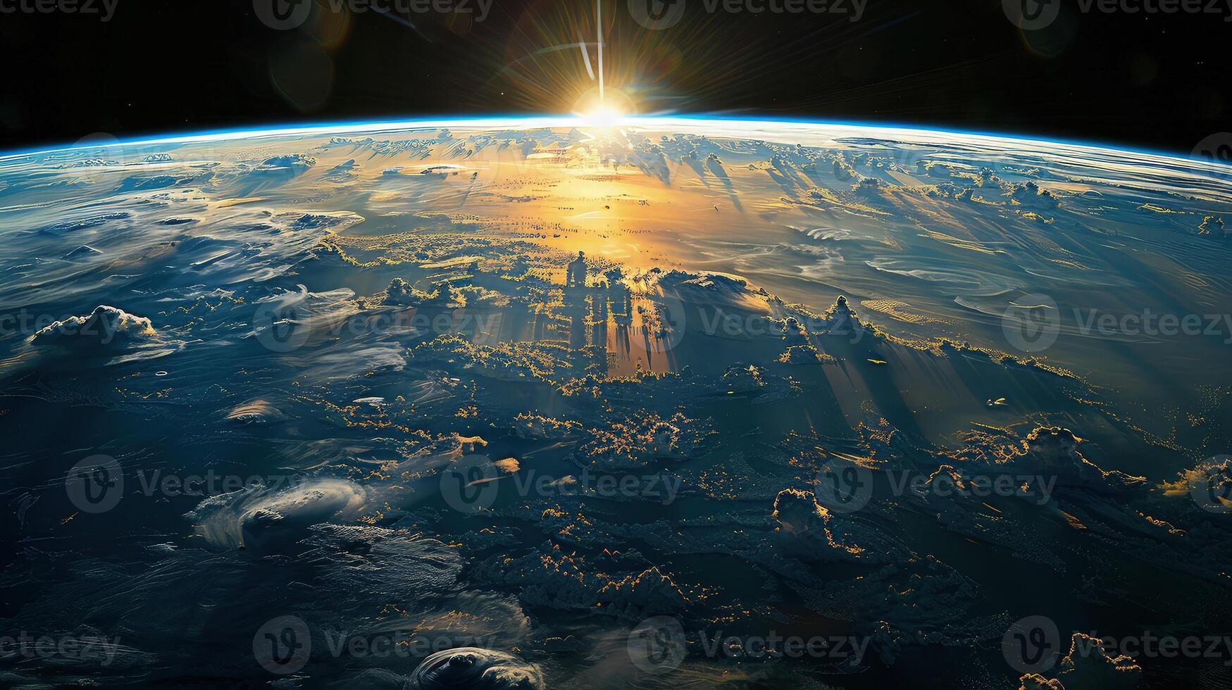 An awe-inspiring glimpse of Earth from the depths of the cosmos photo