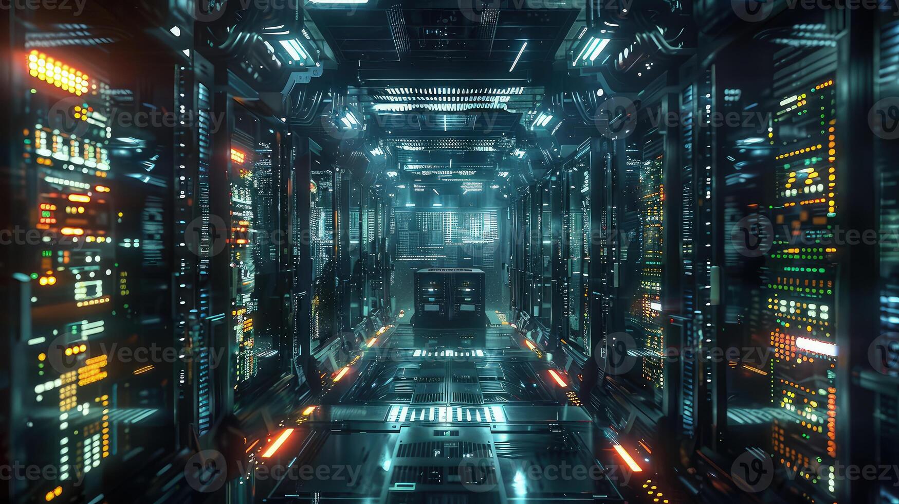 Exploring the Hidden Marvels of Data Warehouses with Stunning Server Room Views photo