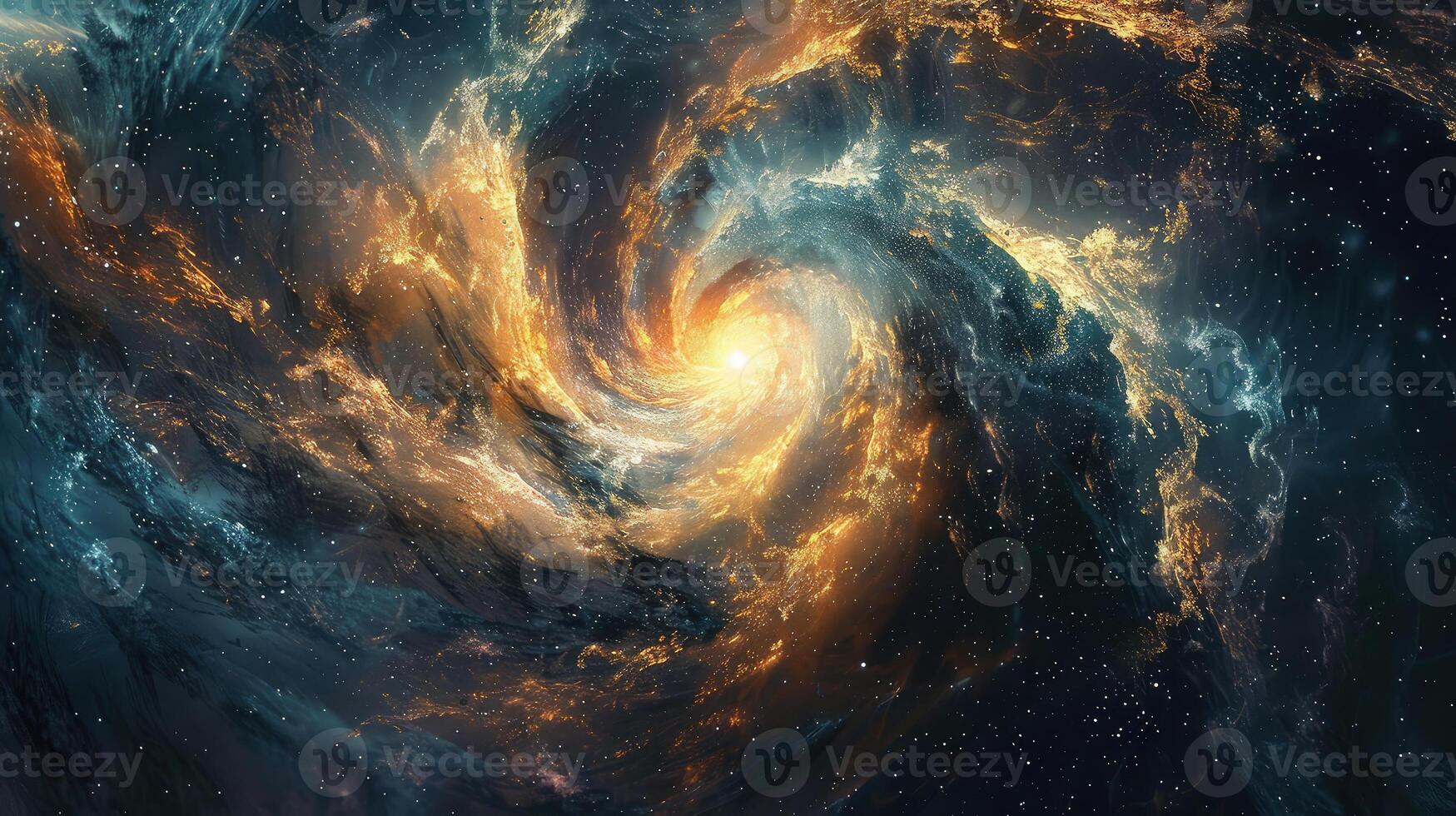 A Galactic Vortex Revealing the Enigmatic Nature of the Universe photo