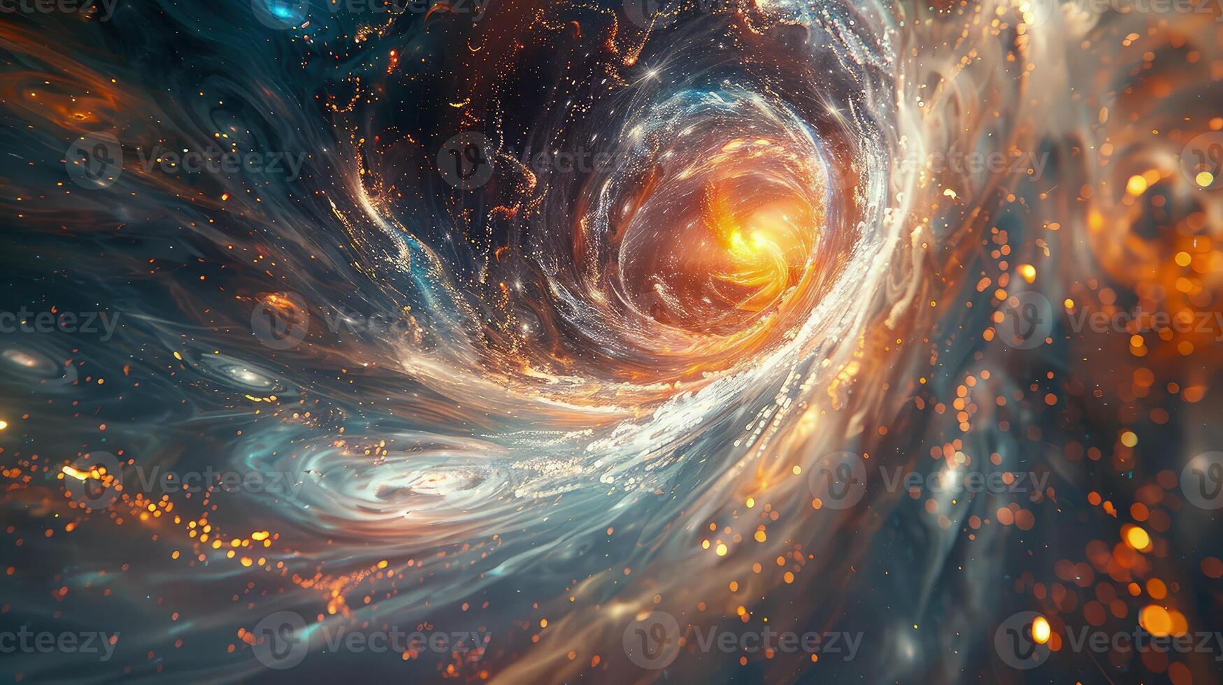 The Incredible Story of a Black Hole Representing the Universe Singularity photo
