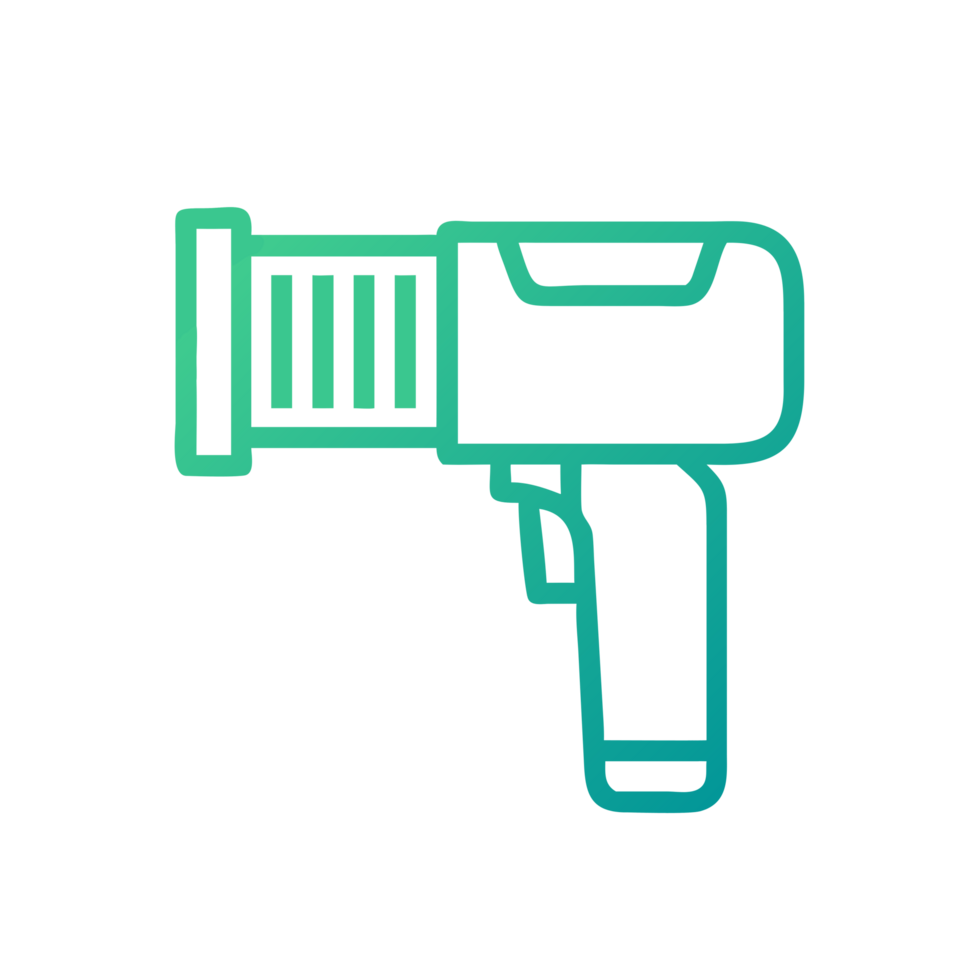 Barcode scanner icon for checkout graphic design minimalist environment digital concept png
