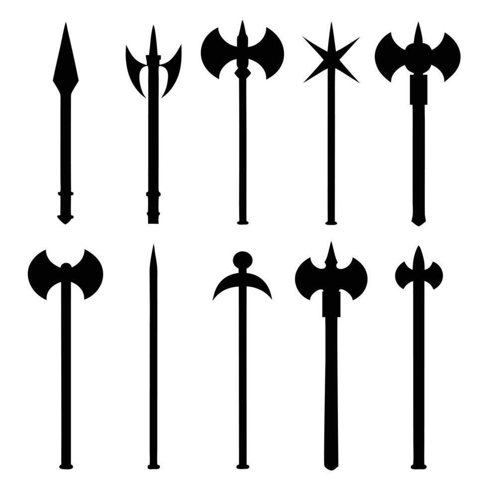 Simple Medieval Arms Design vector