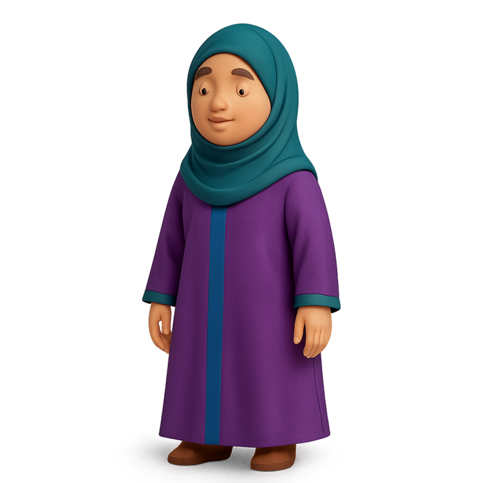 Vibrant cultural representation urban setting character illustration playful environment front view identity expression png