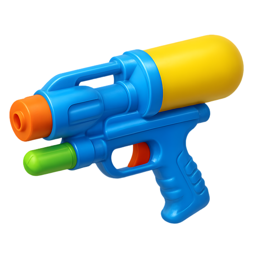 Exciting songkran festival celebration thailand colorful water gun play urban setting vibrant atmosphere cultural experience png