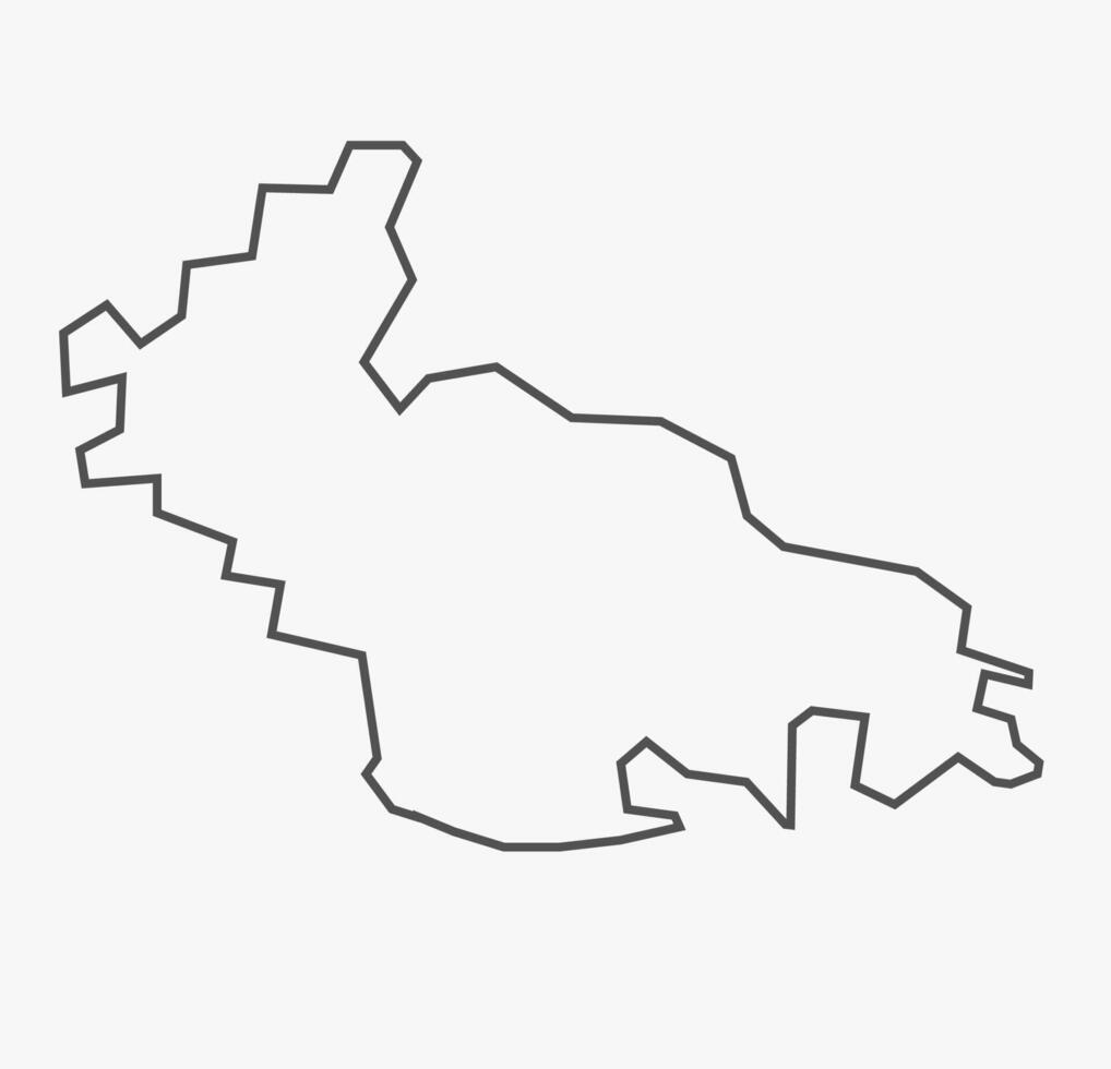 Bagalkot District map in Karnataka State vector