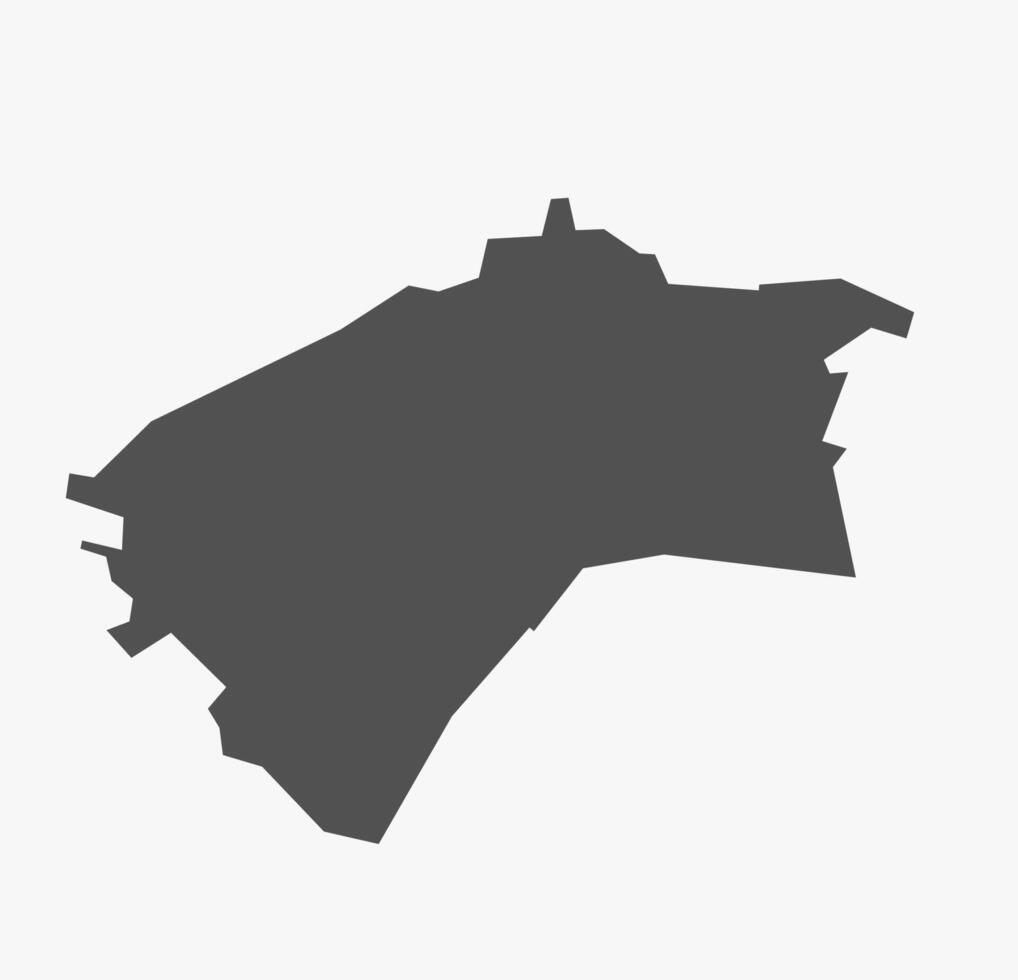 Raichur District map Karnataka State India vector