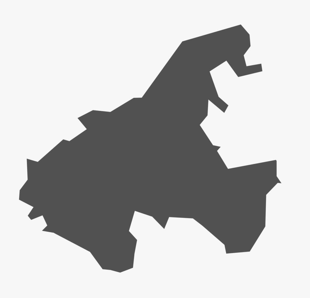 Vijayanagara District map Karnataka State India vector