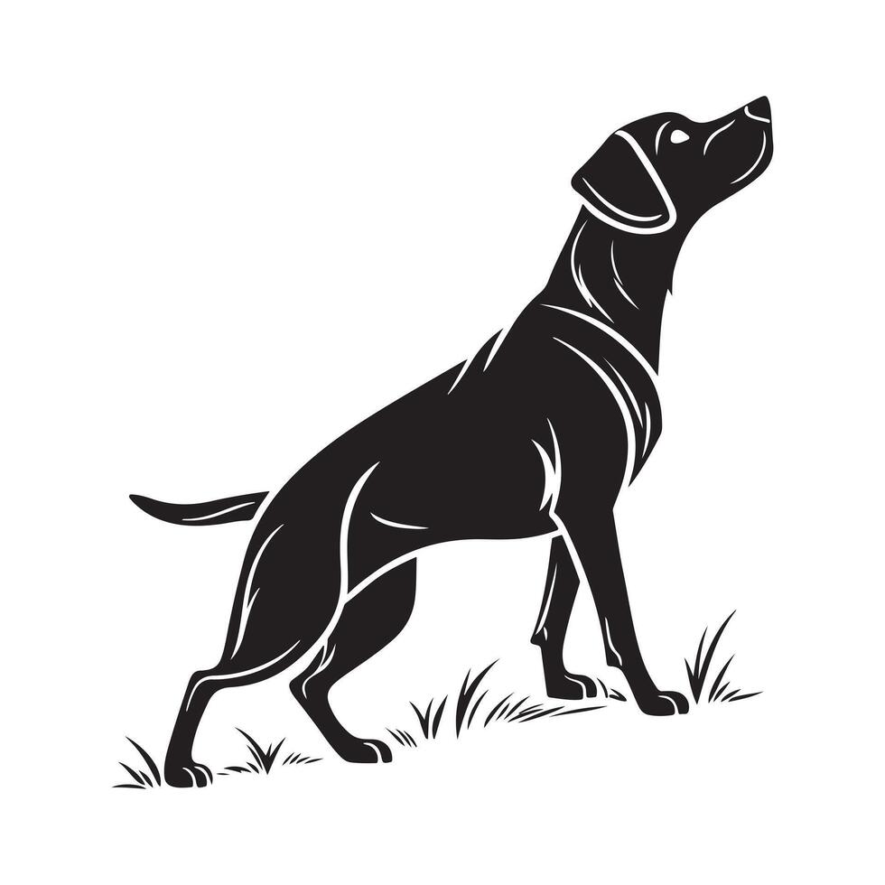 Dog Outline Icon Illustration vector