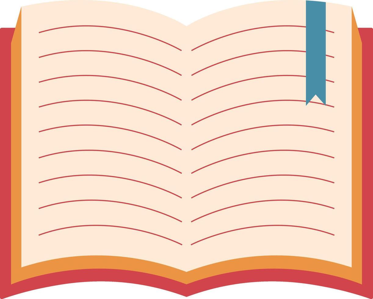 Illustration of Education Reading Book in Cartoon Design vector