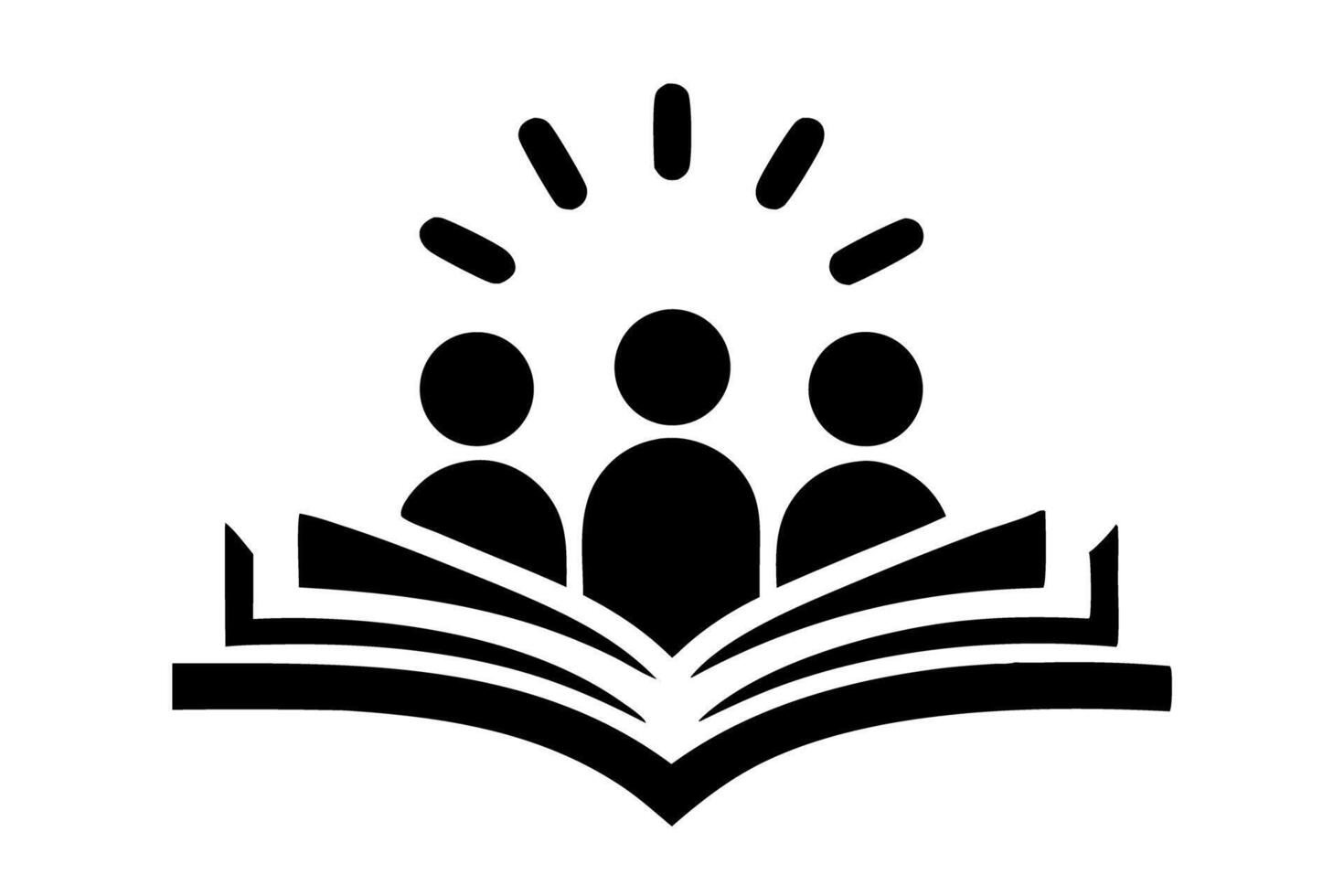 An open book glowing with golden light, embodying the joy of reading and knowledge sharing for World Book and Copyright Day vector