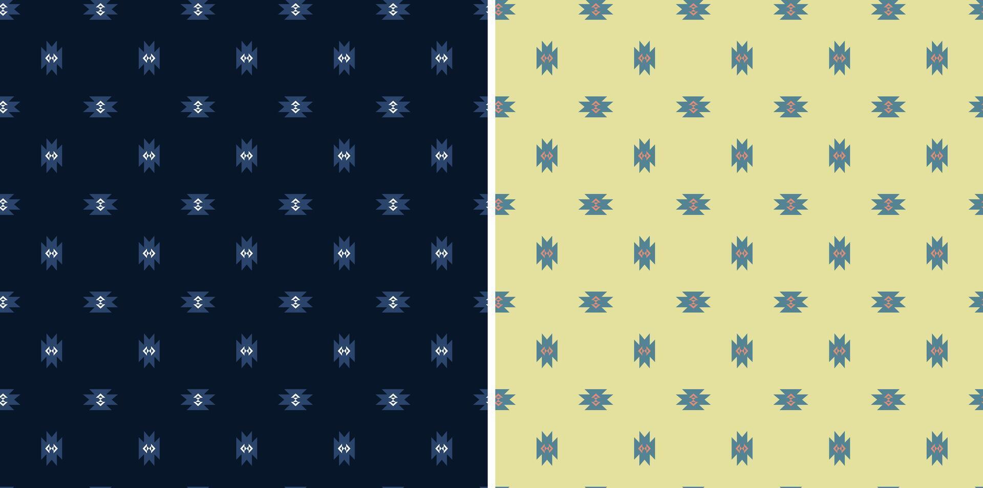 Aztec ethnic tribal seamless pattern, folk embroidery, tradition geometric simple lattice design background.seamless pattern for wallpaper, fabric, carpet, clothing and textile. vector