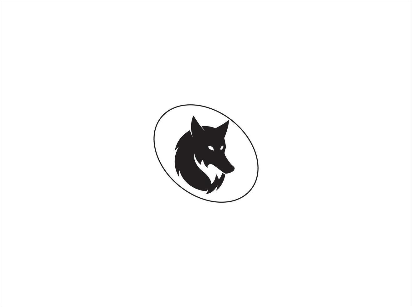 powerfull wolf design vector