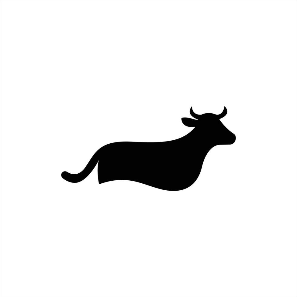 Cow logo design vector