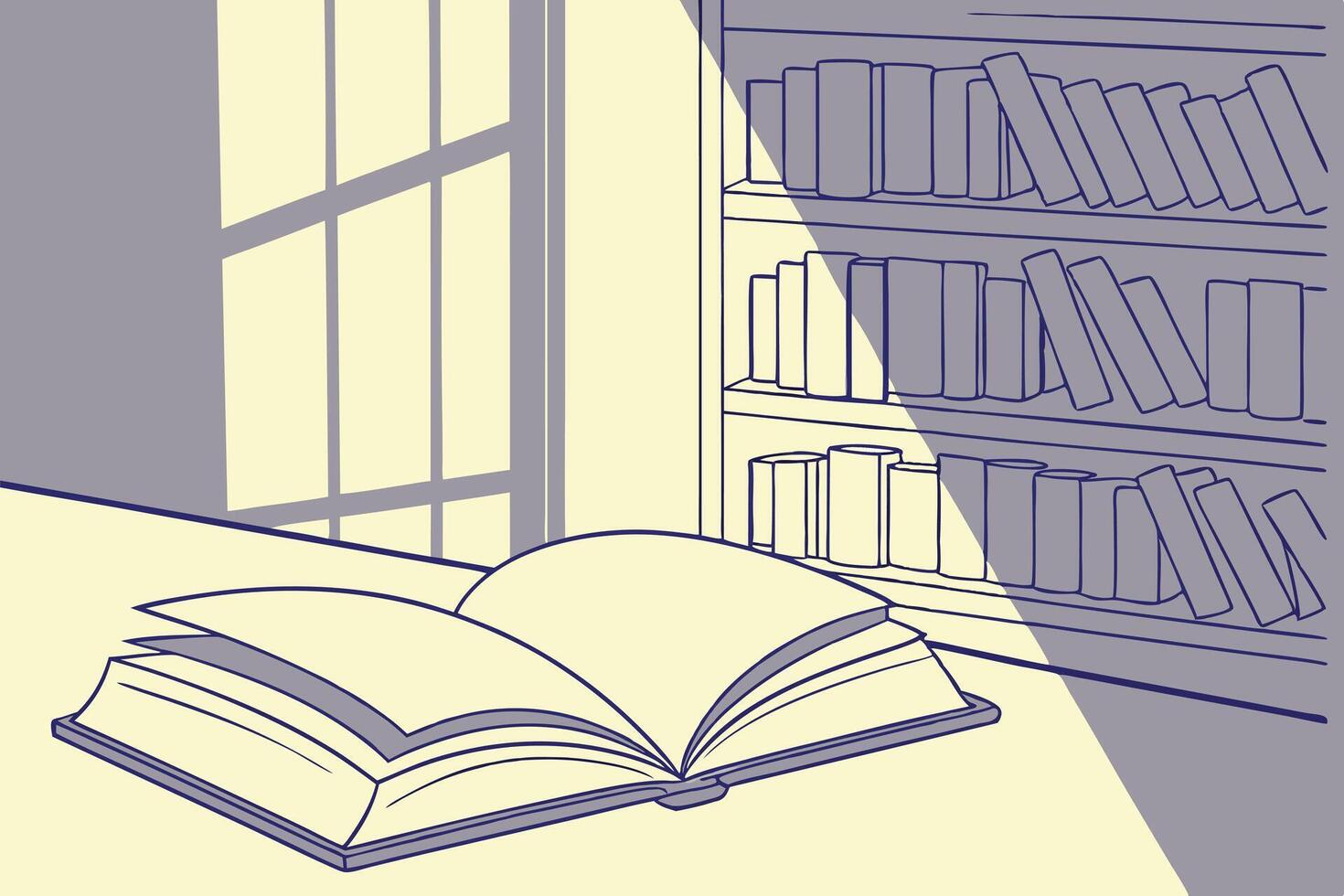A book with a radiant sun rising above it, evoking hope and the power of learning, a beautiful image for World Book Day vector