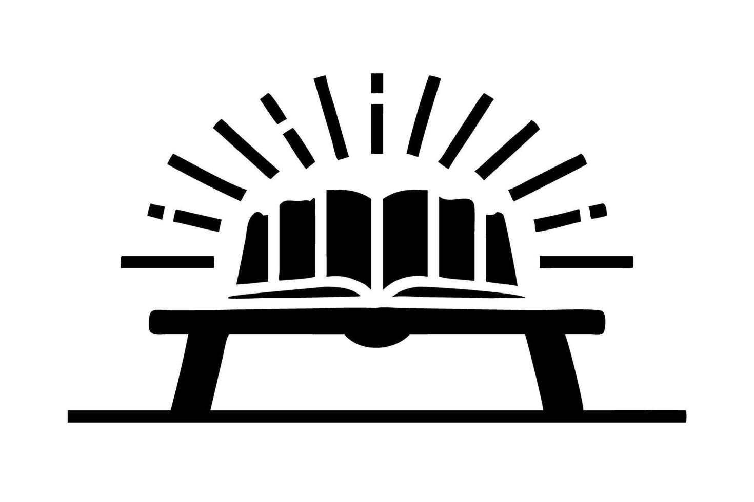 A book resting on the beach as the sun sets, a peaceful and inspiring scene for World Book Day vector