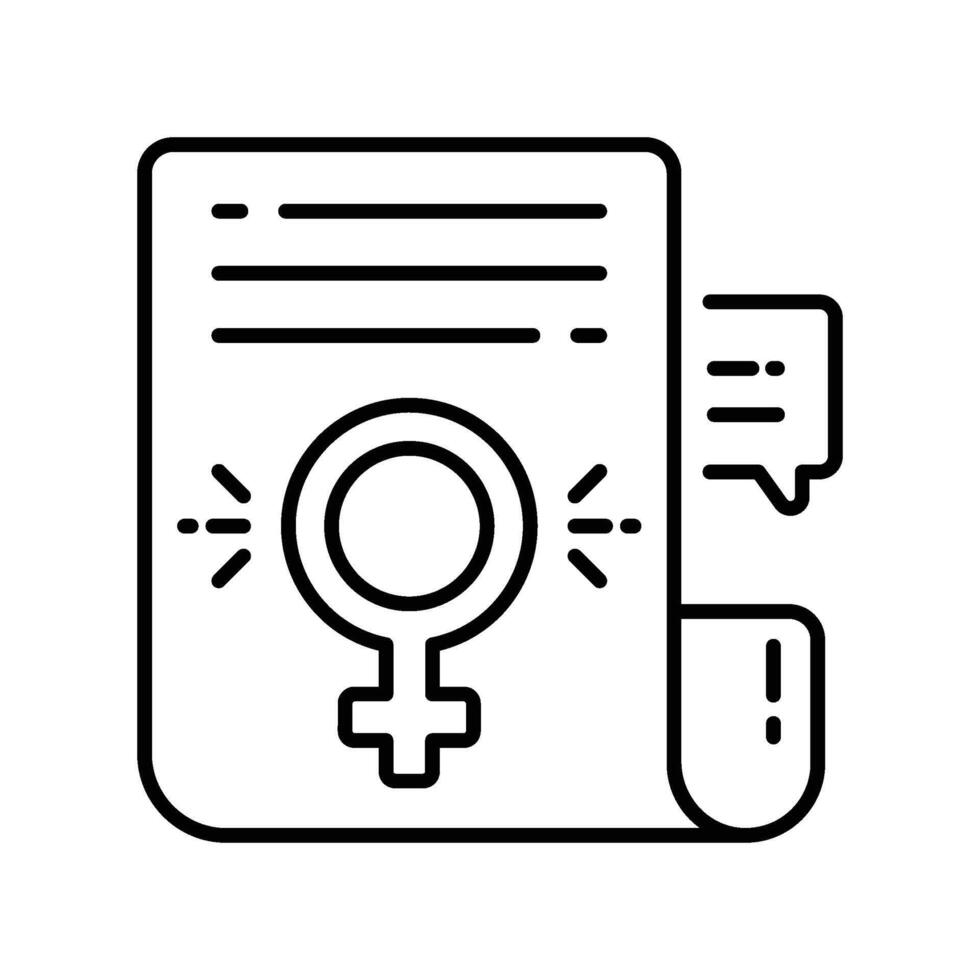 Human Rights outline icon. EPS 10 file vector
