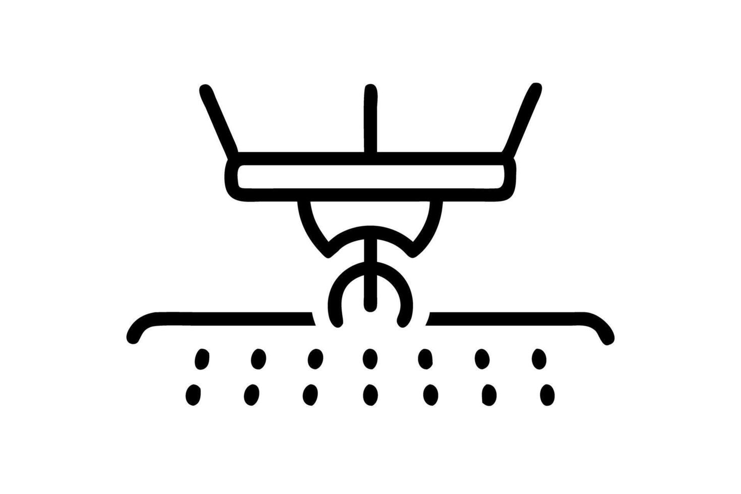 A powerful tractor cultivates vast field preparing the soil for planting using a modern disc harrow on a sunny day vector