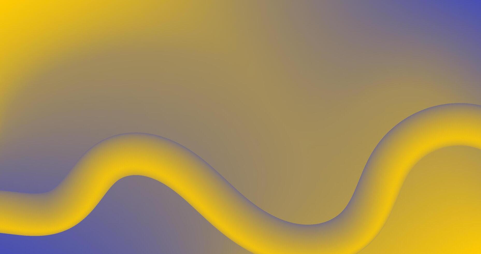 Yellow Blue Abstract background with dynamic Gradient Colors illustration graphic design. vector