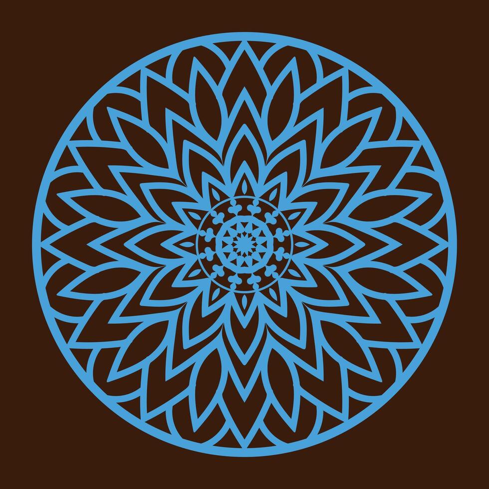 Ornamental round mandala design with a floral lace pattern Ornamental round mandala design with a floral lace pattern vector