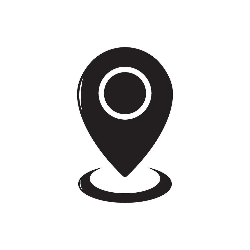 home location point icon element. vector