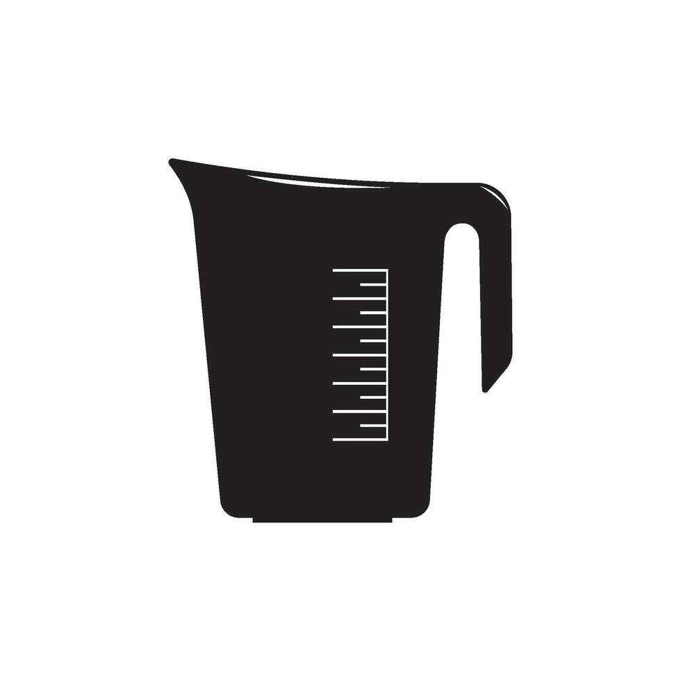 chemical measuring cup icon element design vector