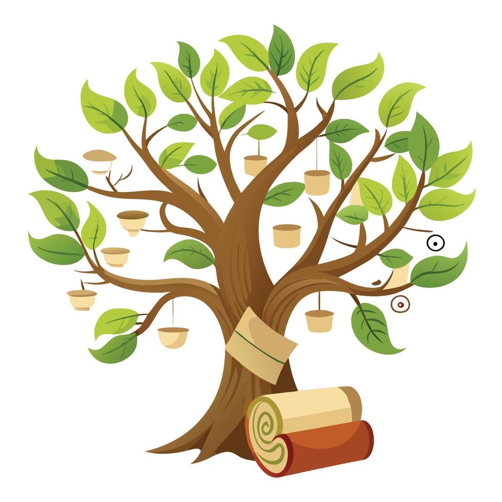 Learning Tree Paper Scrolls and Knowledge vector