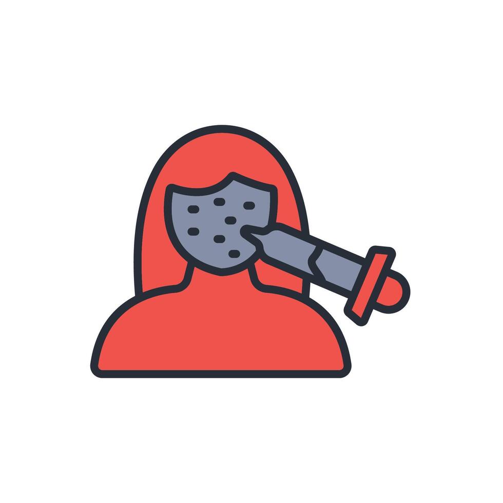 facial care colours icon style vector