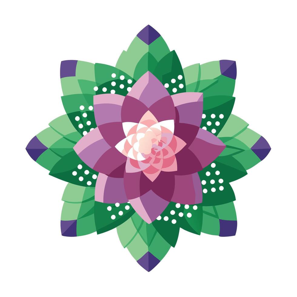 Modern blossom with pixel fade design illustration digital abstract vector