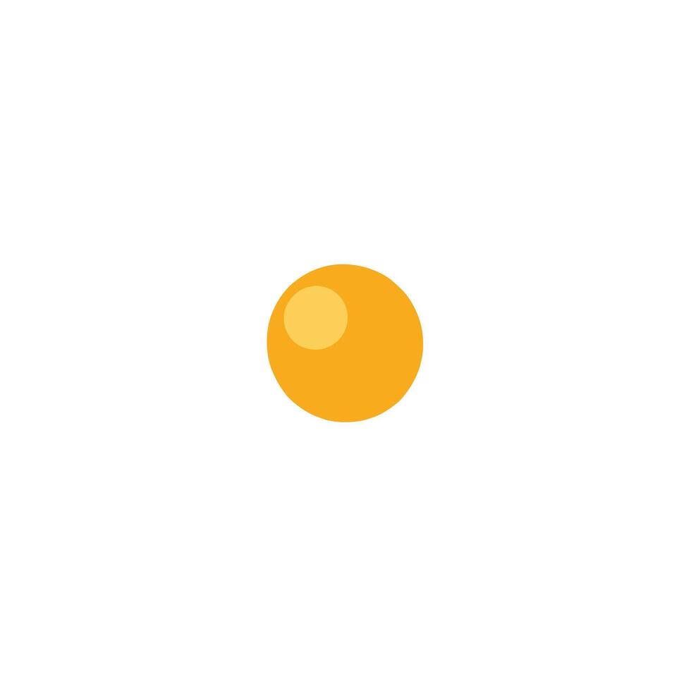 Modern single dot center daisy showcasing its minimalist design in illustration vector