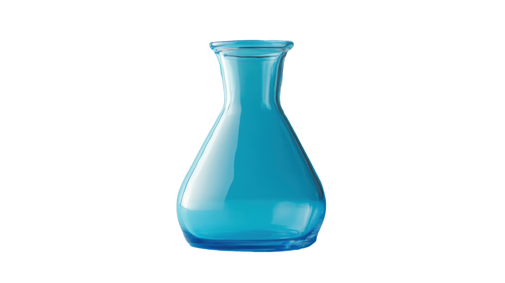 Conical flask isolated on transparent background png