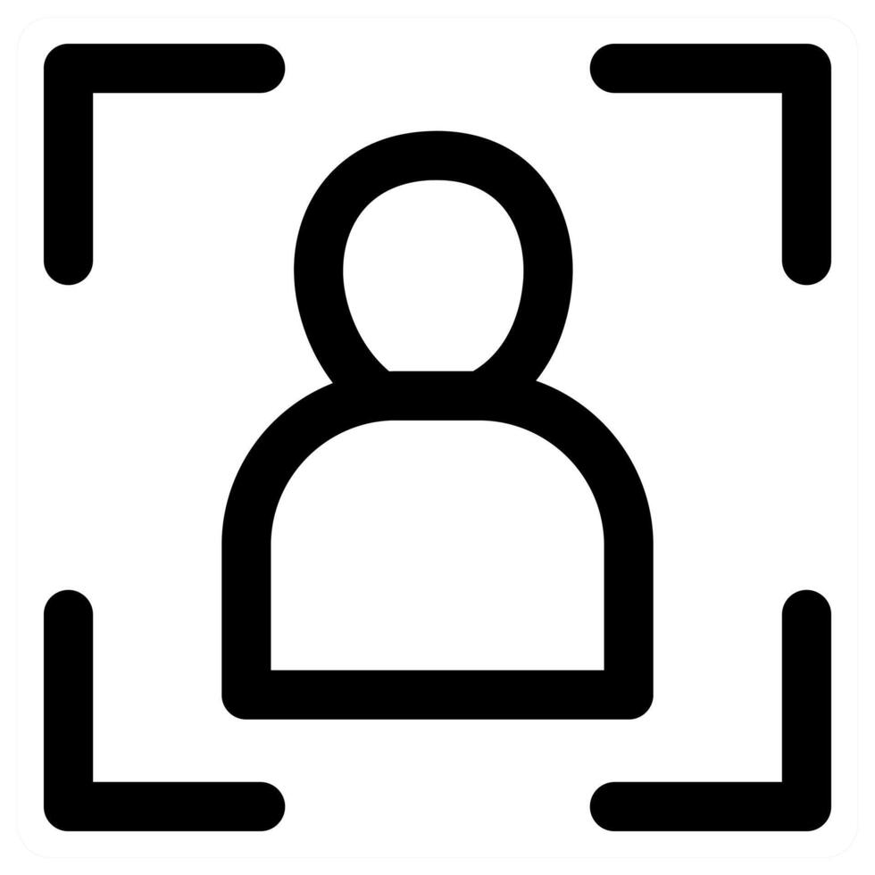 User and avatar in black color vector