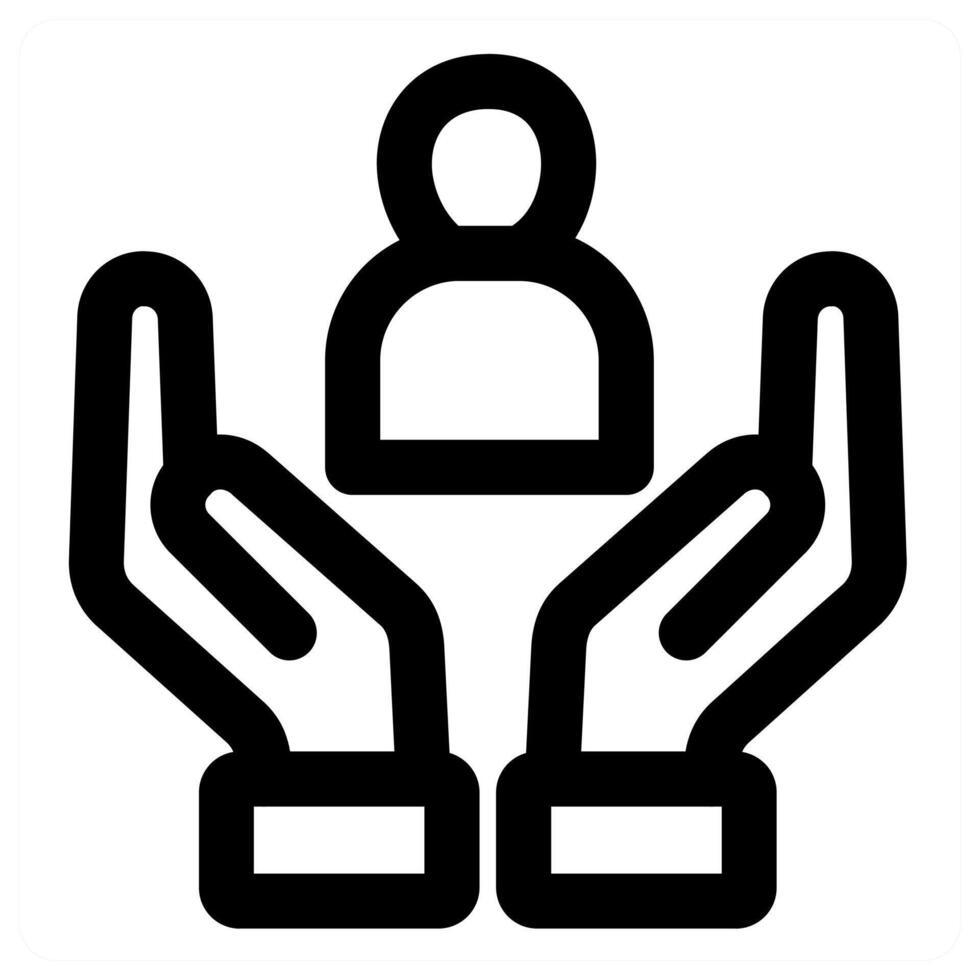 User and avatar icon in black color vector