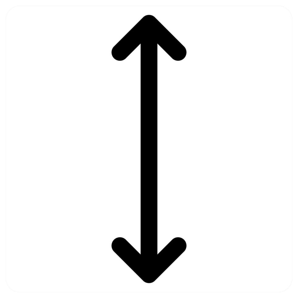 Directions and Arrow icon in black color vector