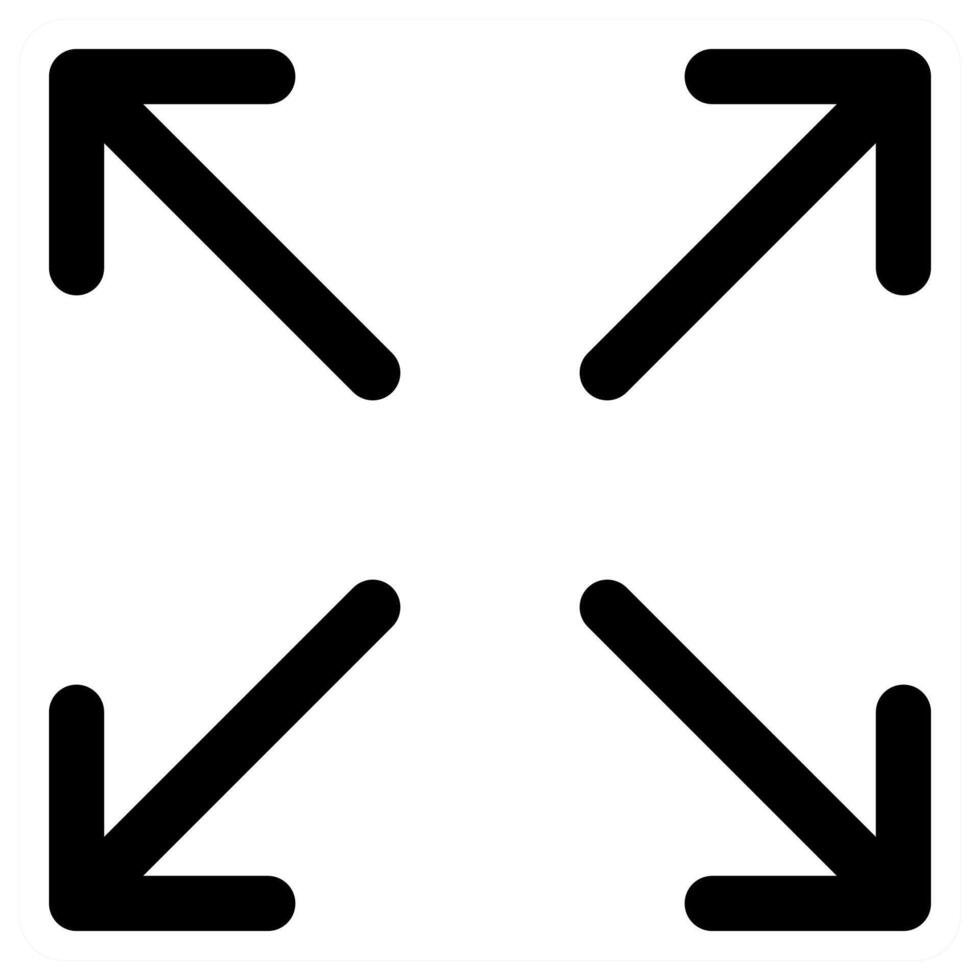 Direction and arrow icon concept in black color vector