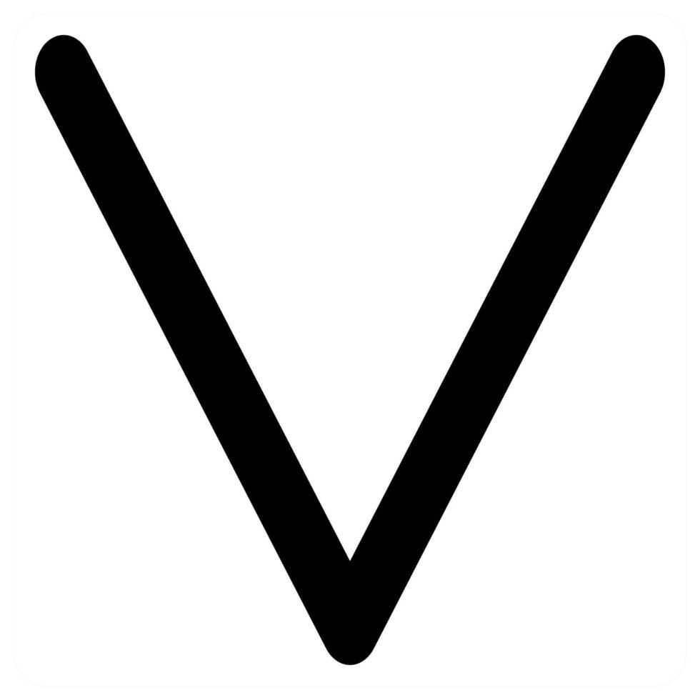 Up Arrow icon concept in black color vector