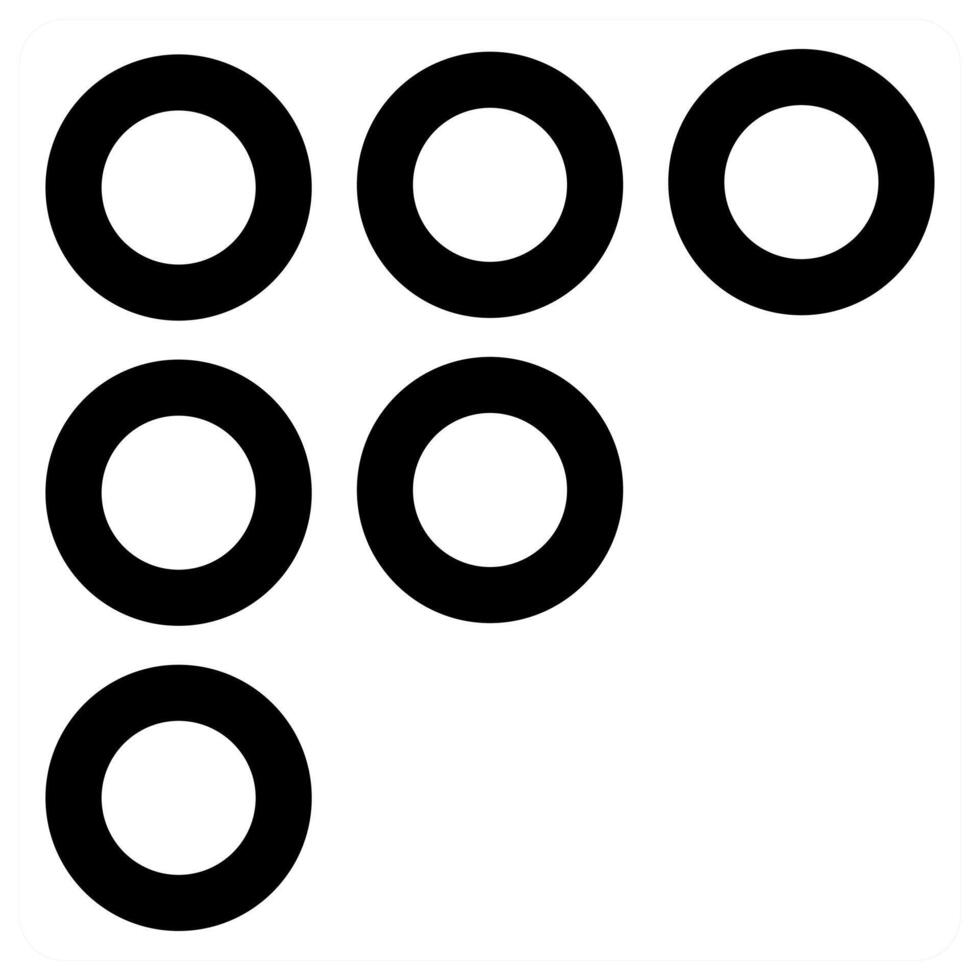 Grid icons concept in black color vector
