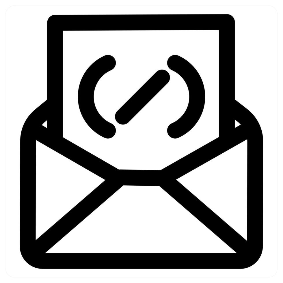 Message and communicate icon concept in black color vector
