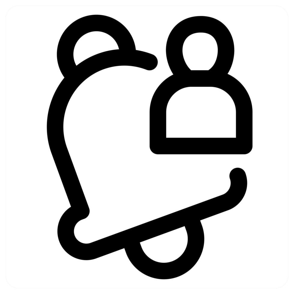 Notification popup icon in black color vector