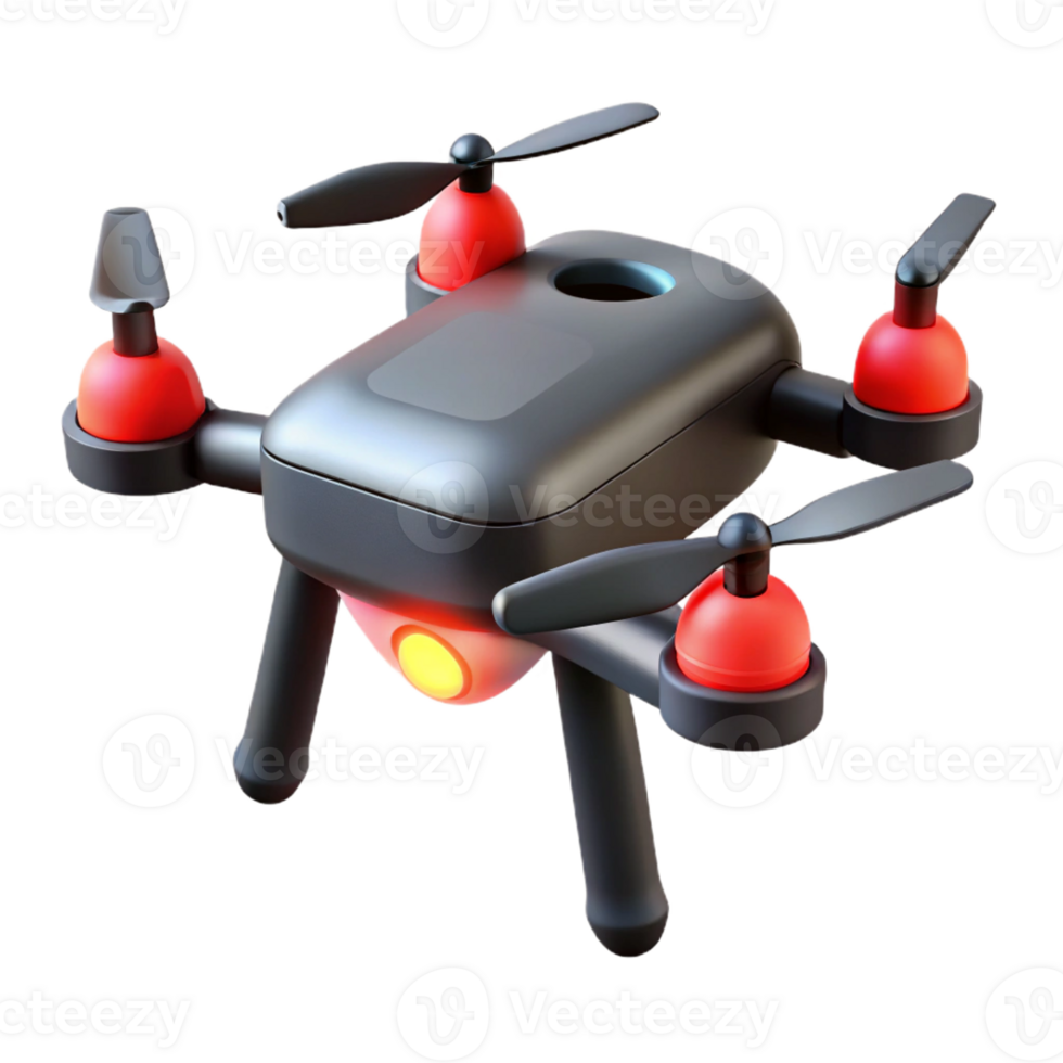 impressive modern A Solitary Drone Hovering Against a professional png
