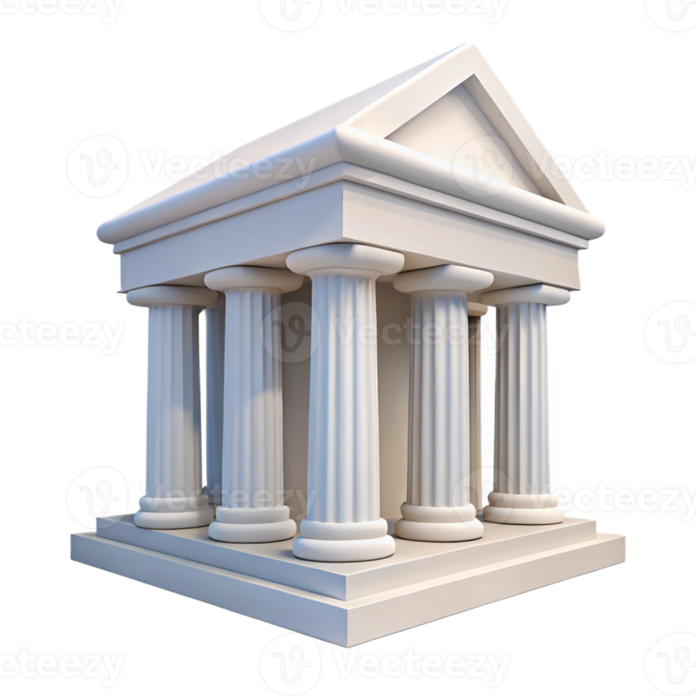 impressive abstract Ancient Greek Temple White Marble high resolution png