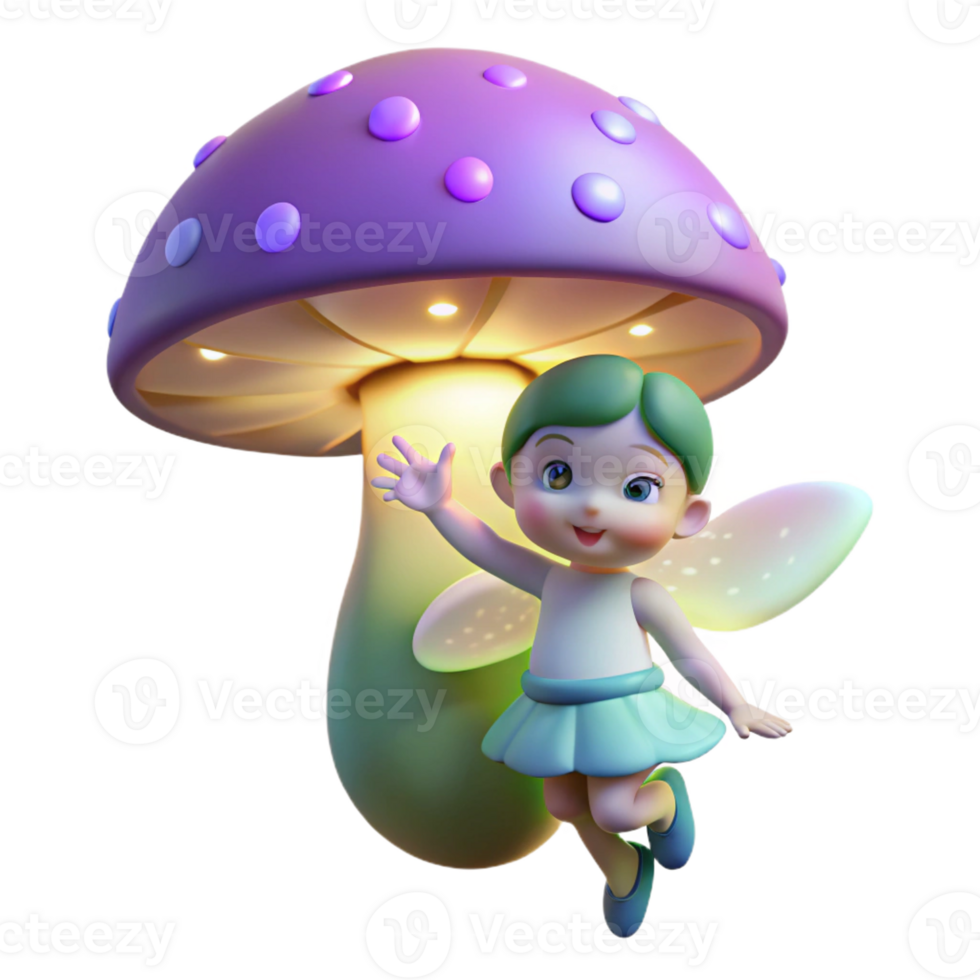 vibrant classic A Tiny Fairy Fluttering Around a original png