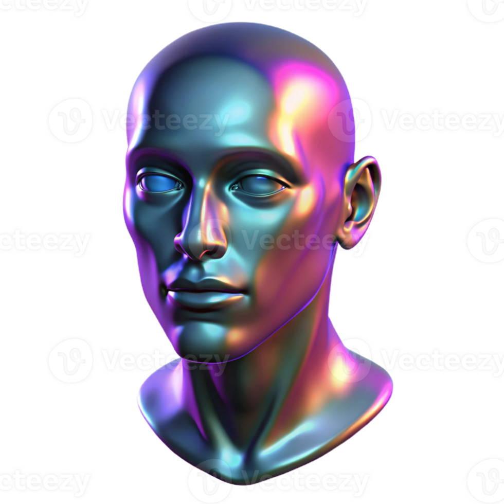 wonderful modern A Holographic Projection of a Human premium png