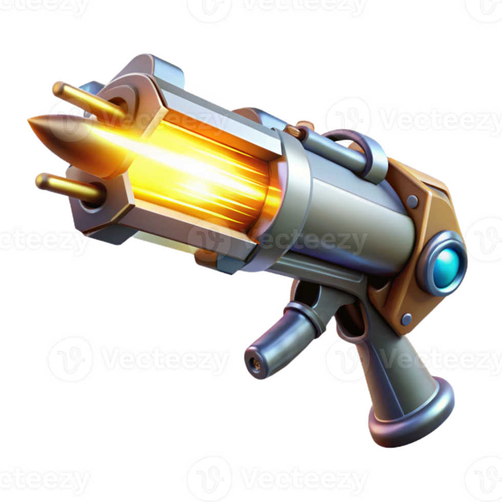 stunning creative A Futuristic Weapon Firing a Beam of 4K png