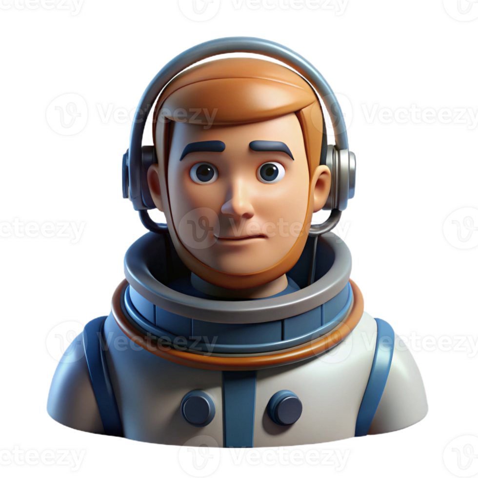 stunning rustic Portrait of a Determined Astronaut high resolution png