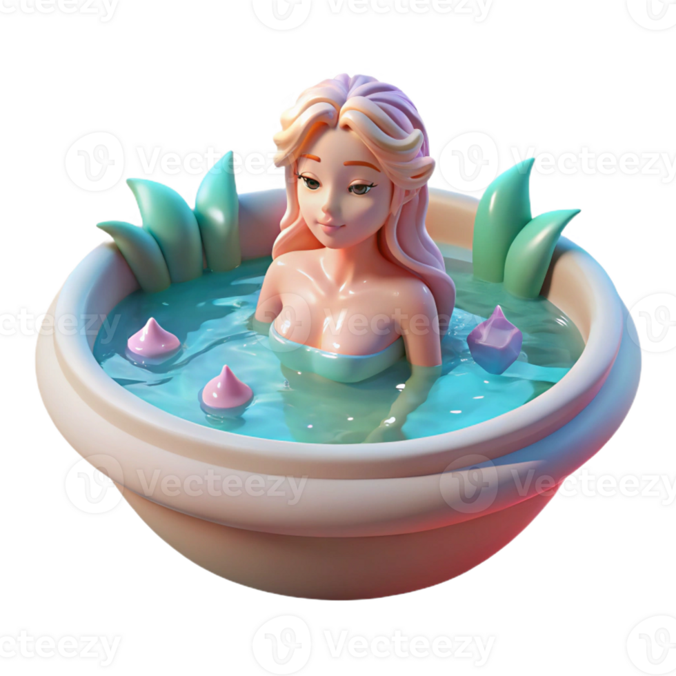 wonderful modern A Nymph Bathing in a Crystal Clear exclusive png
