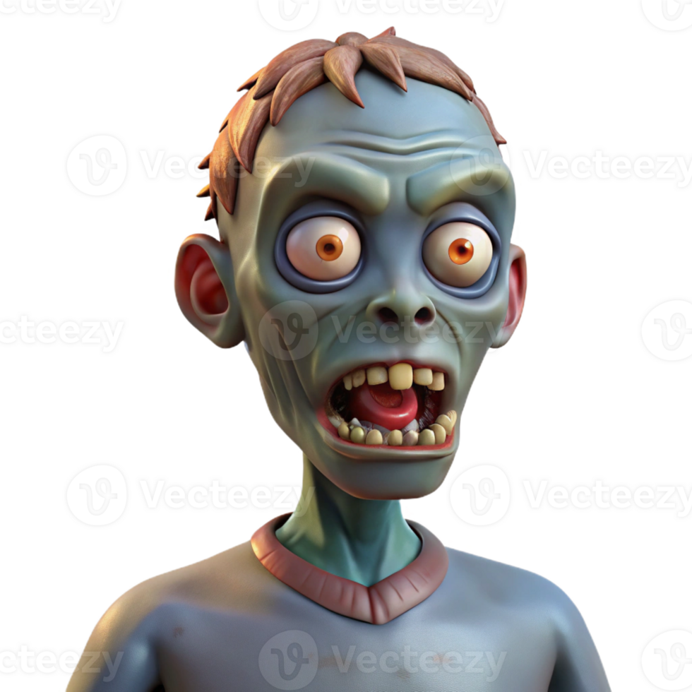 extraordinary vintage A Zombie with Decaying Flesh and detailed png